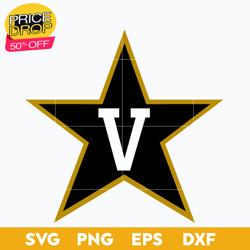 Vanderbilt Commodores Svg, Logo Ncaa Sport Svg, Ncaa Svg, Png, Dxf, Eps Download File, Sport Svg