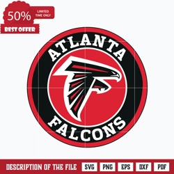 Atlanta Falcons svg, Falcons svg, Sport svg, Nfl svg, png, dxf, eps digital file NFL2412204L
