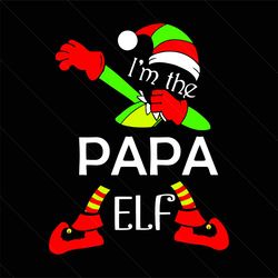 im the papa elf svg, christmas svg, xmas svg, elf svg, papa svg, papa elf svg, elf hat svg, elf socks svg, elf shirt svg