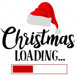christmas loading, christmas svg, xmas svg, merry christmas, christmas party, santa hat, christmas hat, merry xmas, chri