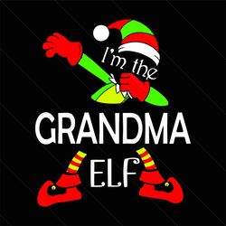 im the grandma elf svg, christmas svg, xmas svg, elf svg, grandma svg, grandma elf svg, grandmother elf svg, elf hat svg