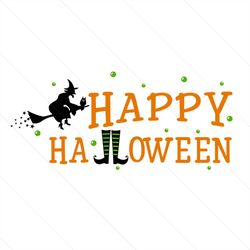 Happy Halloween Witches Svg, Halloween Svg, Halloween Witch Svg