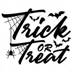 Trick Or Treat Svg, Halloween Svg, Halloween Spider Svg