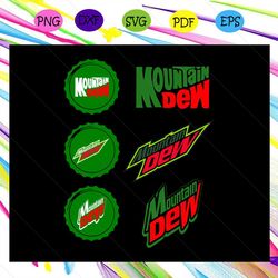 Mountain dew For Silhouette SVG Cutting Files