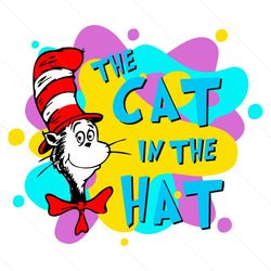 The Cat In The Hat Funny Dr Seuss SVG File Download