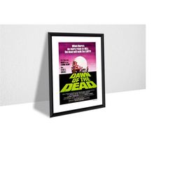 Dawn of the Dead Movie Poster Canvas Print, Wall Art, Wall Decor, Canvas Print, Room Decor, Home Decor, Movie Poster for