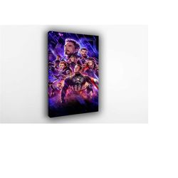 Avengers Movie Poster | Tony Stark Print | Canvas High Quality Wall Art Decor/Home Decoration POSTER or CANVAS Ready To