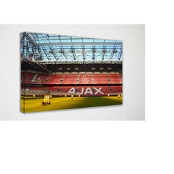 Ajax Wall Art | Amsterdam Arena Canvas Poster Canvas, Wall Decor, Canvas Print, Room Decor, Home Decor, Movie Poster for