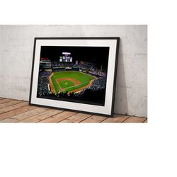 Minnesota Target Field Stadium, Poster Framed Room Decor, Home Decor, Movie Poster for Gift, READY TO HANG
