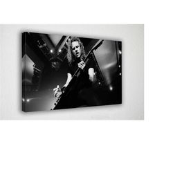 James Hetfield Young Poster Wall Art Print Wall Decor, Canvas Print, Room Decor, Home Decor, Movie Poster for Gift, READ