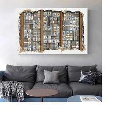 Money Goals: 'Cash Stash' Canvas Wall Art - A Motivational and Inspiring Addition to Your Home or Office Decor