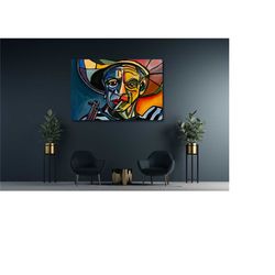 extra large canvas wall art pablo picasso canvas wall art, pablo picasso canvas, picasso decor, picture wall art, picass