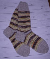 Knitted wool socks for women, girl