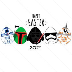 Star Wars Happy Easter 2021 Svg, Easter Day Svg, Easter Svg, Star Wars Svg, Star Wars Characters, Star Wars Movie Svg, S