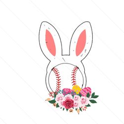 Cute Baseball Easter Egg Bunny Costume Happy Easter Day Svg, Easter Day Svg, Easter day Baseball Svg, Baseball Svg, East