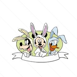 Mickey Mouse And Donald Duck Happy Svg, Easter Day Svg, Easter Mickey Svg, Easter Donald Duck Svg, Easter Disney Svg, E