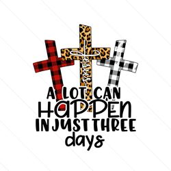 A Lot Can Happen in 3 Days Christian Easter Day Svg, Easter Day Svg, Wings Svg, Vintage Svg, 3 Days Svg, Gifts Svg, Happ