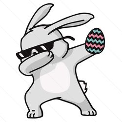Dabbing Easter Rabbit Svg, Easter Svg, Dabbing Bunny Svg, Easter Rabbit Svg, Easter Bunny Svg, Cool Easter Rabbit, Rabbi