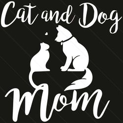 Pets Animals Cats And Dogs Cat Mom Af Dog Dad Puppy Svg, Mothers Day Svg, Cats And Dogs Svg, Cat Svg, Dog Svg, Pet Svg,