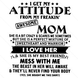 My Freaking Awesome Mom Svg, Trending Svg, Mom Svg, Family Svg, Awesome Mom Svg, Freaking Mom Svg, Mom Daughter Svg, Dau