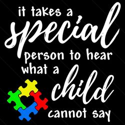 A Takes A Special Svg, Trending Svg, Autism Svg, Puzzle Svg, Special Person Svg, Child Svg, Autism Awareness Svg, Autism