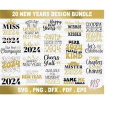 New Years SVG Bundle, New Year&39s Eve Quote, Cheers 2024 Saying, Nye Decor, Happy New Year Clip Art, New Year, 2024 svg