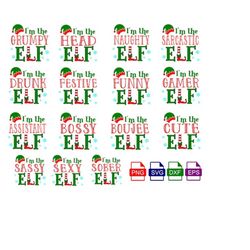 Elf Friends Group, Elf Family, Christmas svg, Matching Elf Family, Matching Elf Friends, Matching Work Family Elf, Match