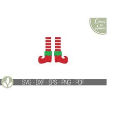 Elf Feet Svg - Elf Shoes Svg - Elf Svg - Elf Stockings Svg - Christmas Elf Svg - Elf Feet Png - Elf Stockings Png - Chri