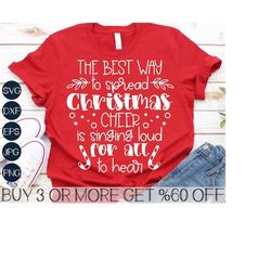 The Best Way to Spread Christmas Cheer SVG, Funny Christmas Shirt SVG, Elf SVG, Png, Svg Files For Cricut, Sublimation D