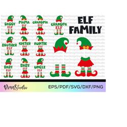 Elf Svg Bundle | Elf Family Svg | Christmas Elf Svg Bundle | Matching Christmas Shirts | Elf Family SVG | Family Elves |