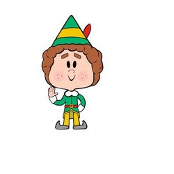 Buddy the Elf, Cartoon Buddy, Elf Movie, Christmas SVG - Digital Download, SVG, PNG, Cricut, Silhouette Cut File, Vector