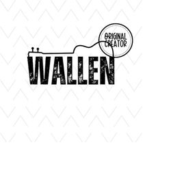 Wallen PNG SVG, Digital Download, Westerl Png, Red Wallen, Country Music Png, Wallen Sublimation, Original Creator