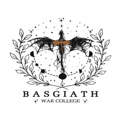 Fourth Wing Basgiath War College Svg