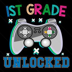 1st Grade Unlocked Svg