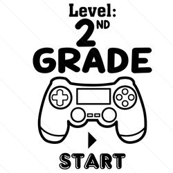 Level 2nd Grade Start Svg