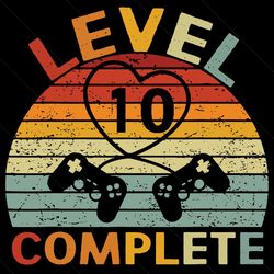 Level 10 Complete Svg