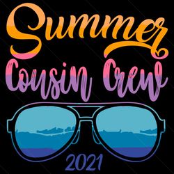 Summer Cousin Crew Sunglasses Svg