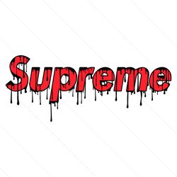 Supreme Brand Logo Drip SVG, Logo SVG, svg files, svg cricut,