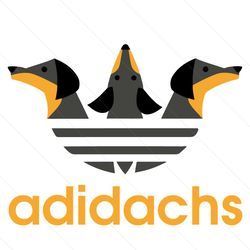 Adidas Adidachs Dachshund SVG PNG, Funny Svg, Adidachs Svg