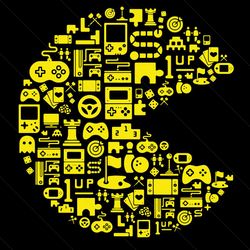 Pac Man Svg, Life Style Svg, Pacman Logo Svg, 80S Game Svg, Gaming Retro Svg, Pacman Svg