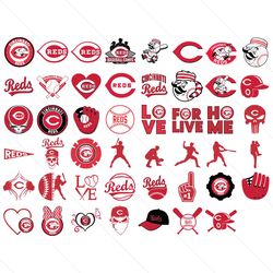 Cincinnati Reds Bundle SVG, Football Svg