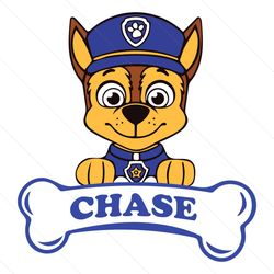 Chase Paw Patrol SVG PNG, Cartoon Svg, Chase Paw Patrol Svg