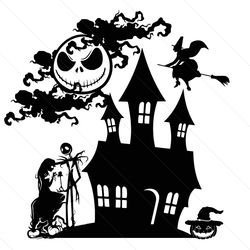 Jack Skellington Svg, Halloween Svg, Witch Svg, Haunted House Svg, Pumkin Svg, Nightmare Svg