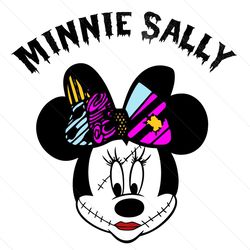 Minnie Sally, Halloween Svg, Disney Halloween Svg, Cute Halloween Svg