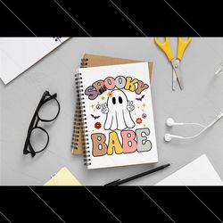 Retro Halloween Spooky Babe PNG Files, Halloween Png