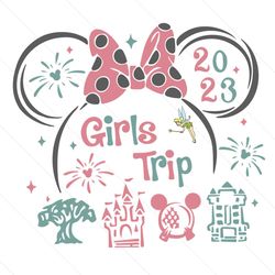 Disney Minnie Vacation 2023 SVG
