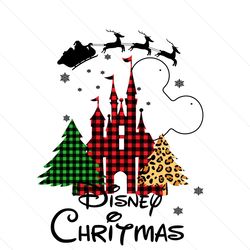 Disney Magic Kingdom Christmas Gift Logo SVG