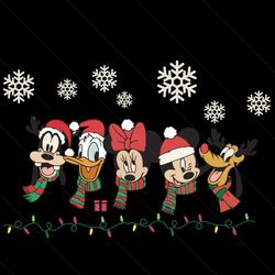 Disney Mickey And Friends Christmas Life Logo SVG