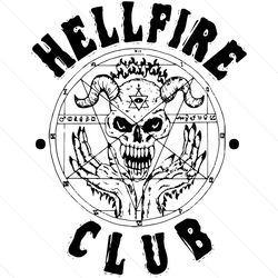 Hellfire Club Logo Svg, Hellfire Club Stranger Things 4 Svg