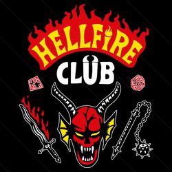 The Hellfire Club Svg, Champion Stranger Things Svg, Trending Svg